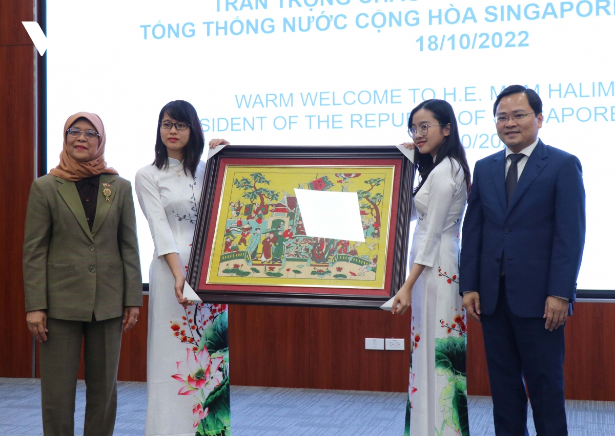 Tổng thống Singapore thăm Khu Công nghiệp VSIP Bắc Ninh