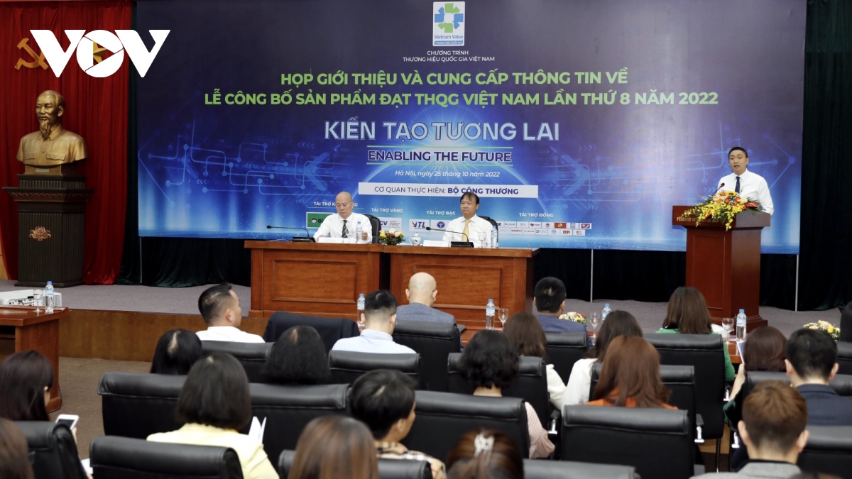 172 doanh nghiệp cùng 325 sản phẩm đạt Thương hiệu quốc gia Việt Nam 2022