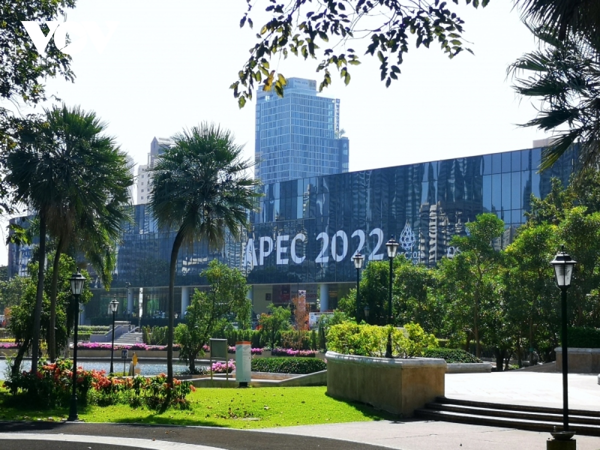 Toàn cảnh nơi diễn ra Tuần lễ cấp cao APEC 2022 tại Thái Lan