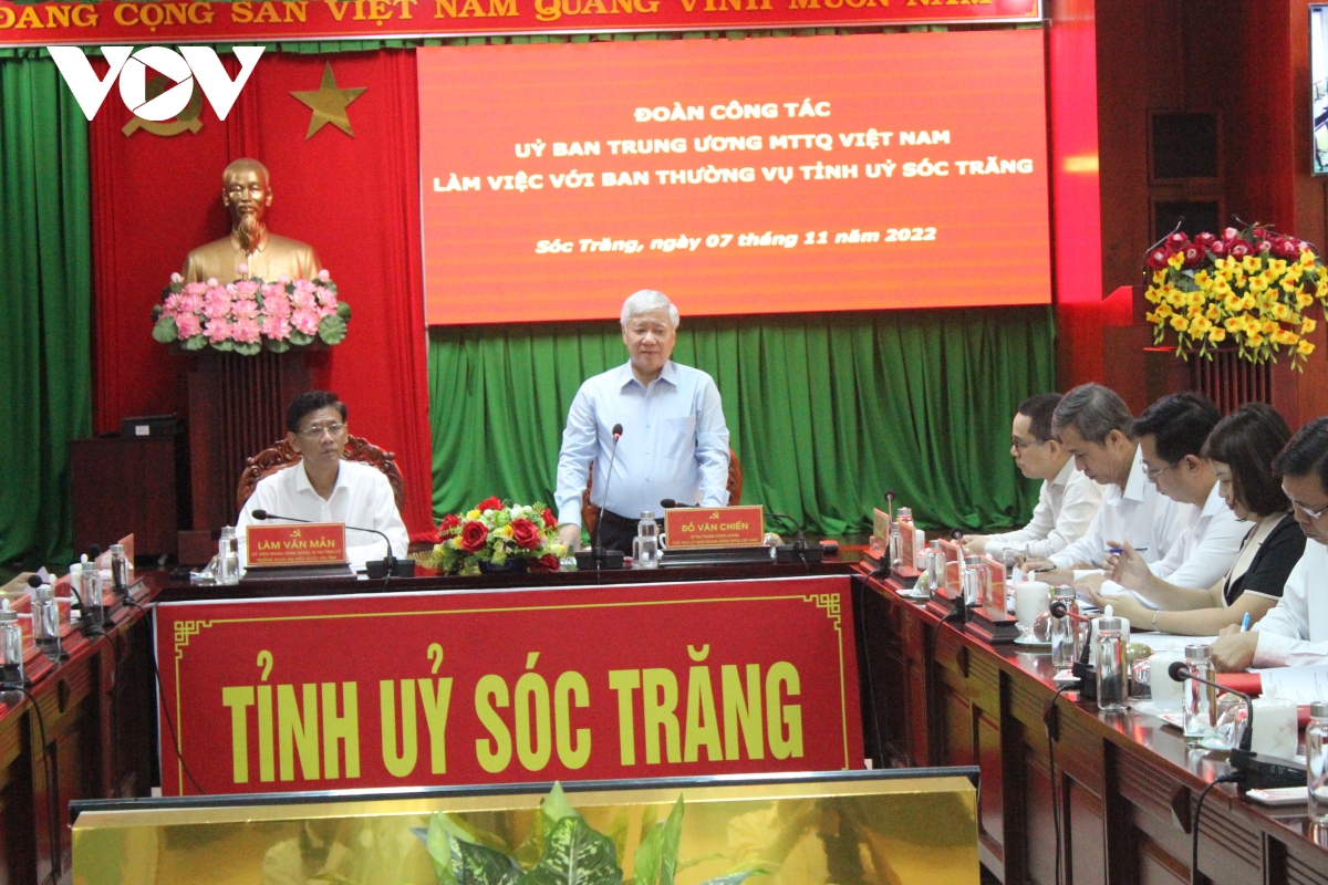 Chủ tịch Ủy ban Trung ương MTTQ: Sóc Trăng chăm sóc tốt cho người Khmer