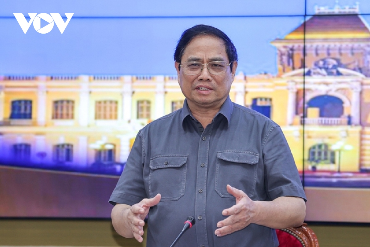 Thủ tướng Phạm Minh Chính làm việc với lãnh đạo TP.HCM