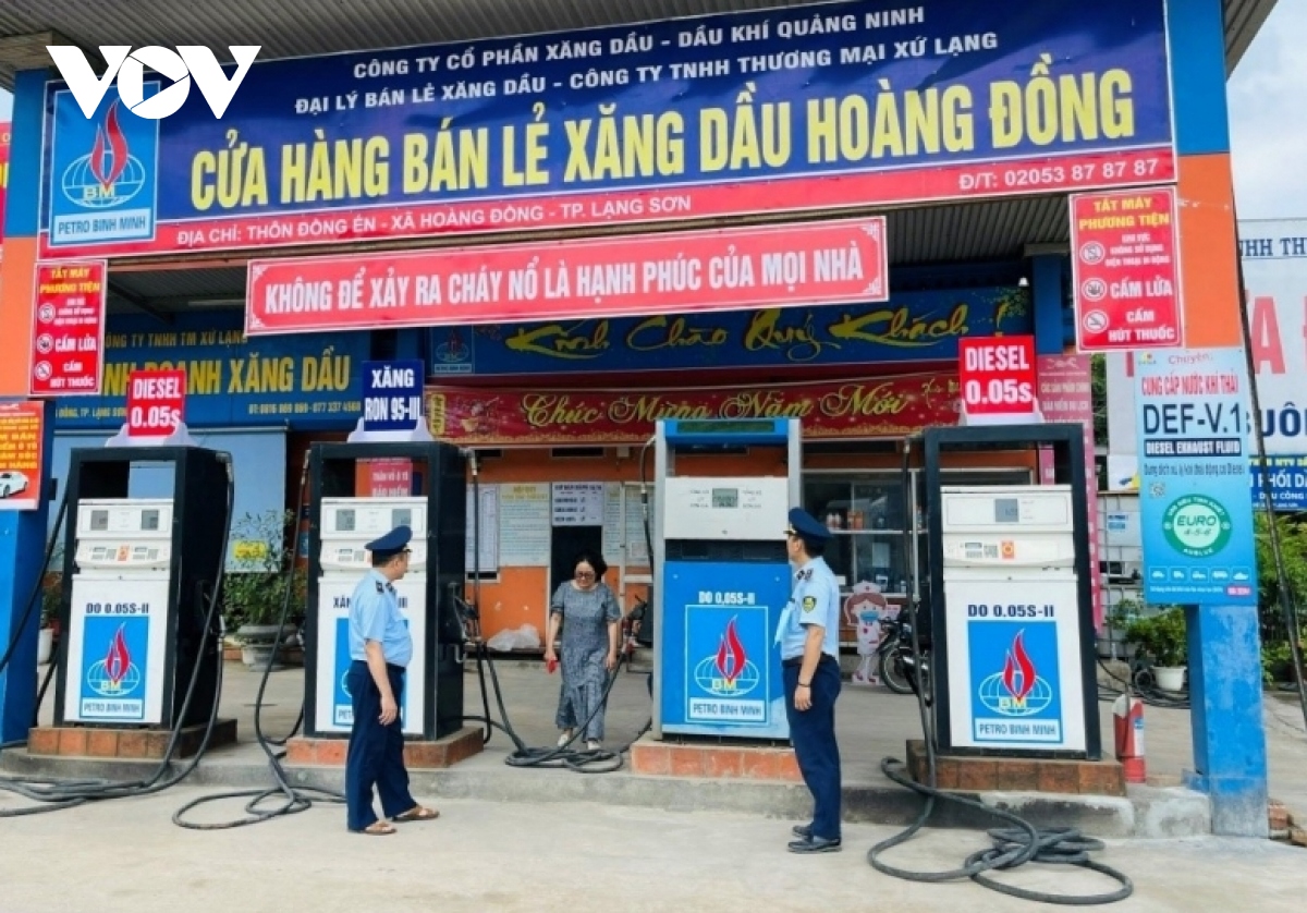 Lạng Sơn tăng cường kiểm tra, giám sát hoạt động kinh doanh xăng dầu