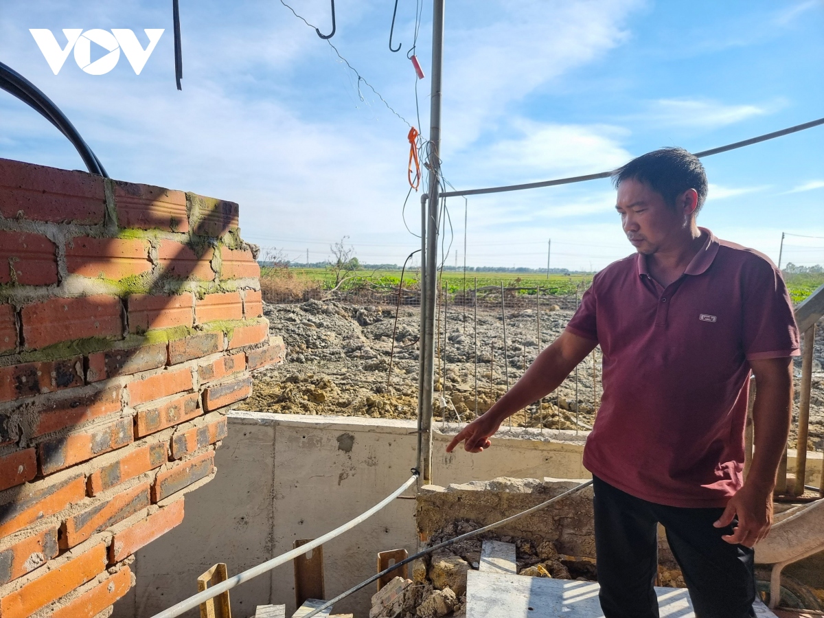 Sau phản ánh của VOV, Bắc Ninh chỉ đạo khẩn việc thi công dự án gây sạt lở nhà dân