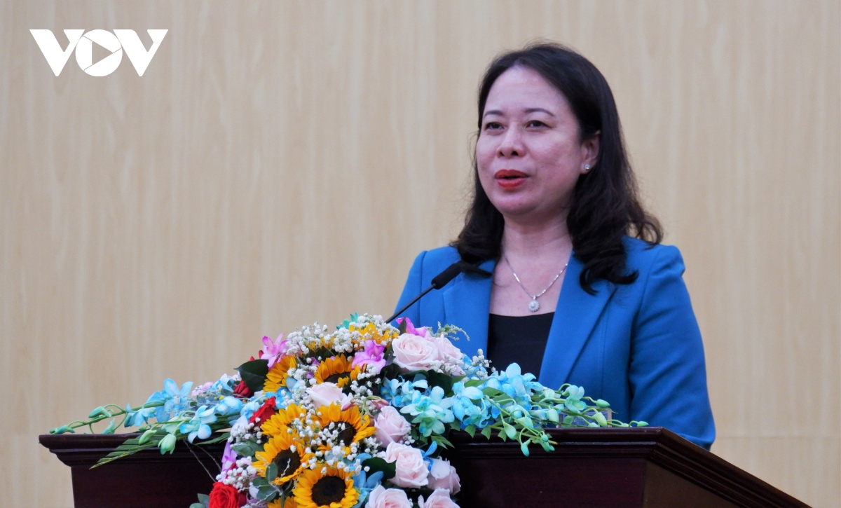 Phó Chủ tịch nước Võ Thị Ánh Xuân tiếp xúc cử tri tại An Giang