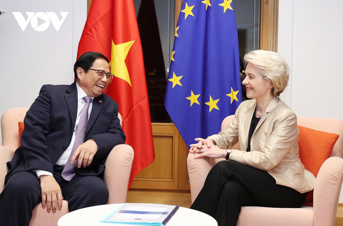 Thủ tướng Phạm Minh Chính gặp nhiều lãnh đạo cao cấp và đối tác tại Brussels, Bỉ