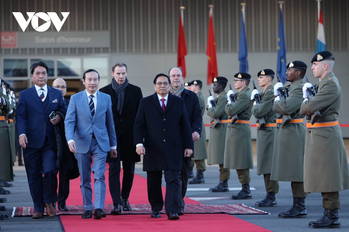 Thủ tướng Phạm Minh Chính kết thúc chuyến thăm chính thức Luxembourg