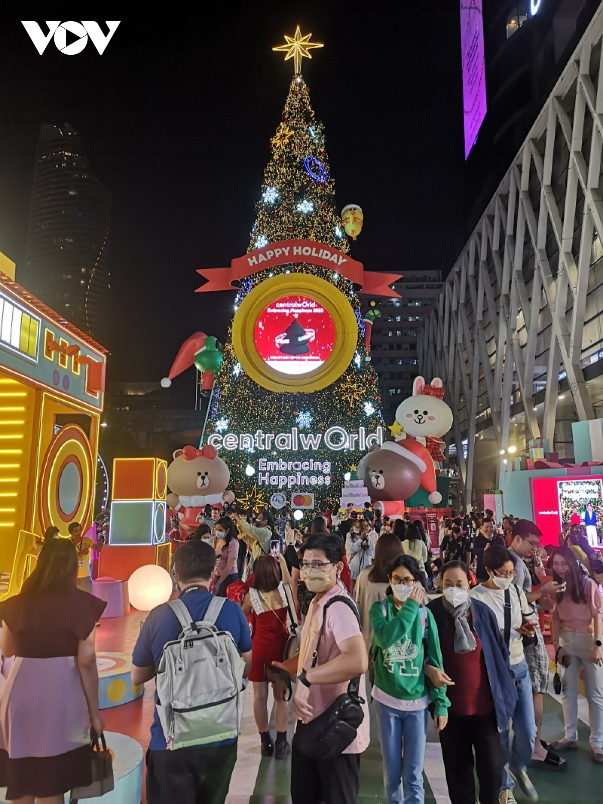 Không khí đón Giáng sinh tại Bangkok