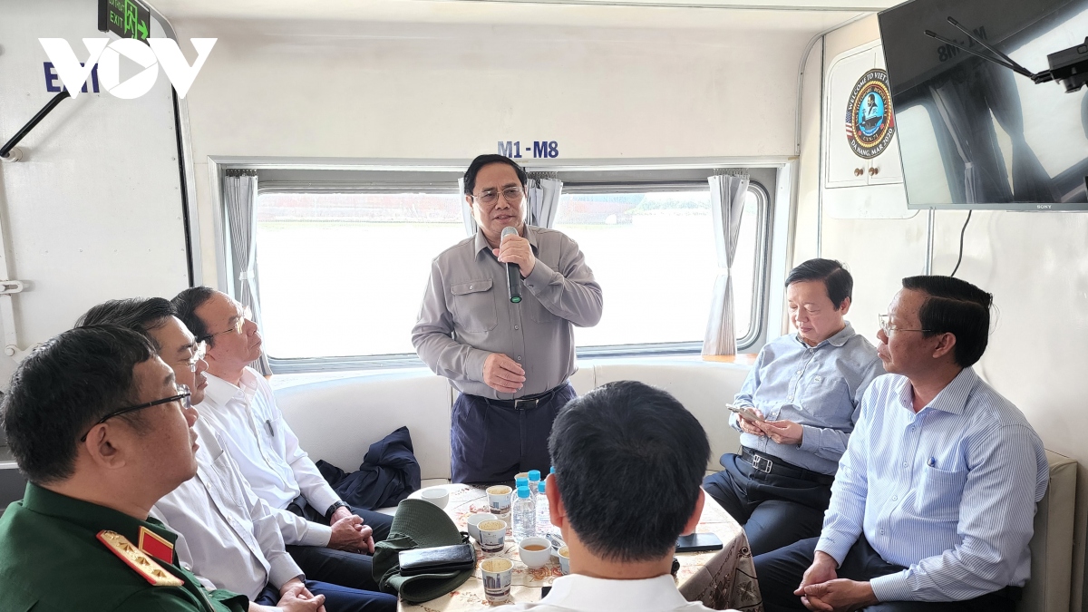Thủ tướng Phạm Minh Chính kiểm tra dự án xây dựng đường vành đai 3 TP.HCM