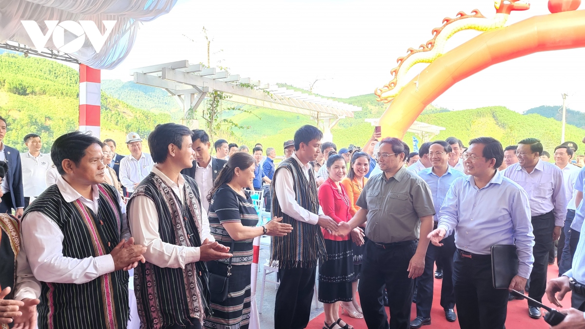Thủ tướng Phạm Minh Chính dự lễ khánh thành hồ chứa nước Đồng Mít