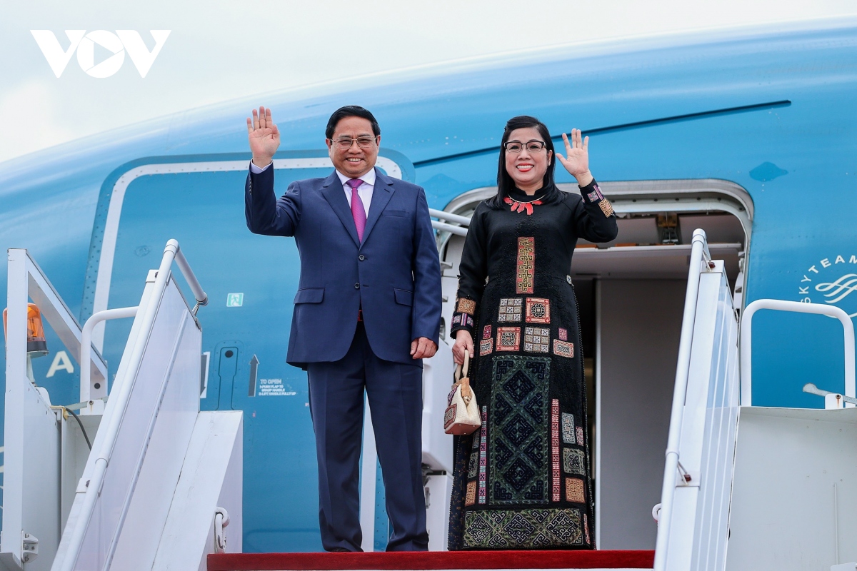 Lễ đón Thủ tướng Phạm Minh Chính và phu nhân thăm chính thức Brunei
