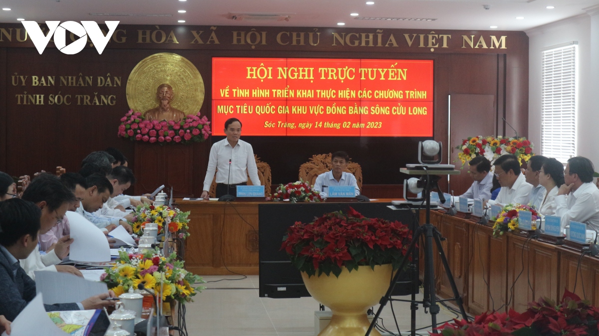 Phó Thủ tướng Trần Lưu Quang chủ trì hội nghị về thực hiện chương trình MTQG