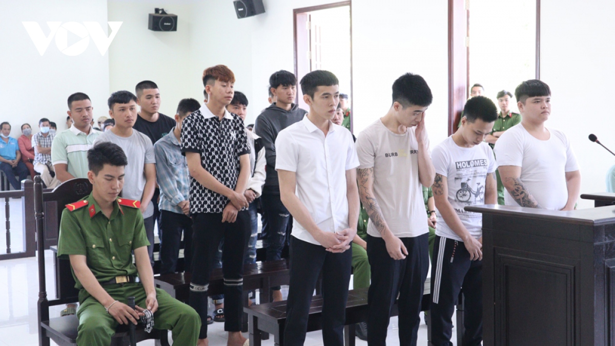 Tham gia hỗn chiến khiến 1 người chết, 14 thanh niên ở Bình Phước lãnh án tù