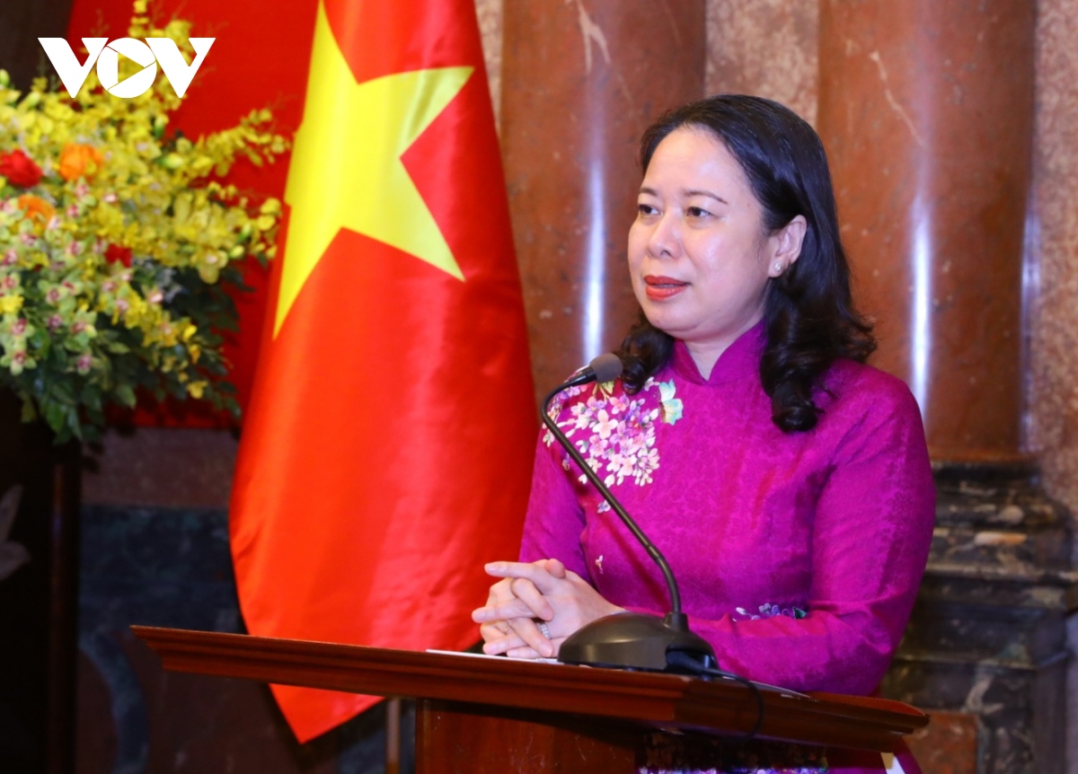 Phó Chủ tịch nước Võ Thị Ánh Xuân gặp mặt đoàn đại biểu doanh nghiệp nhỏ và vừa