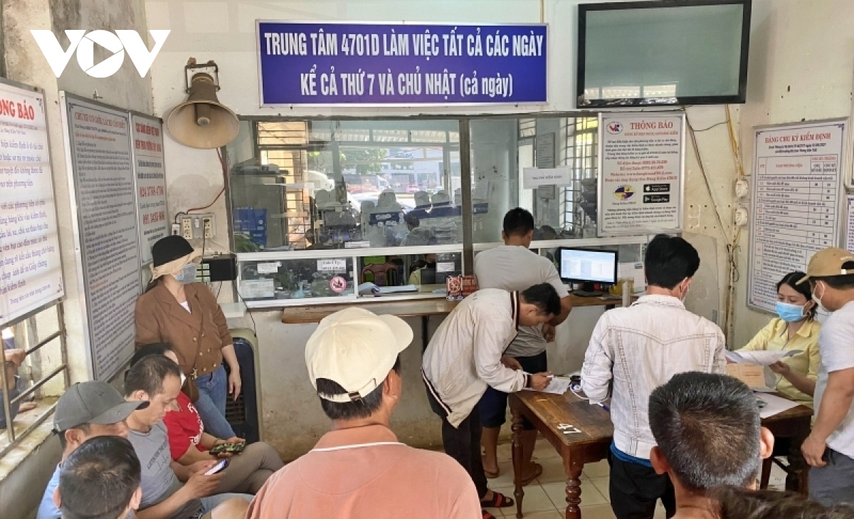 Nhiều Trung tâm đăng kiểm ở Đắk Lắk quá tải 50% công suất