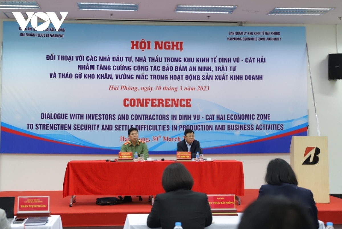 Đối thoại, tháo gỡ khó khăn cho các doanh nghiệp trong KKT Đình Vũ - Cát Hải