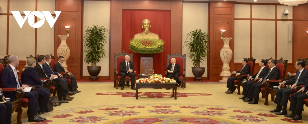 Tổng Bí thư tiếp Toàn quyền Australia thăm cấp Nhà nước tới Việt Nam