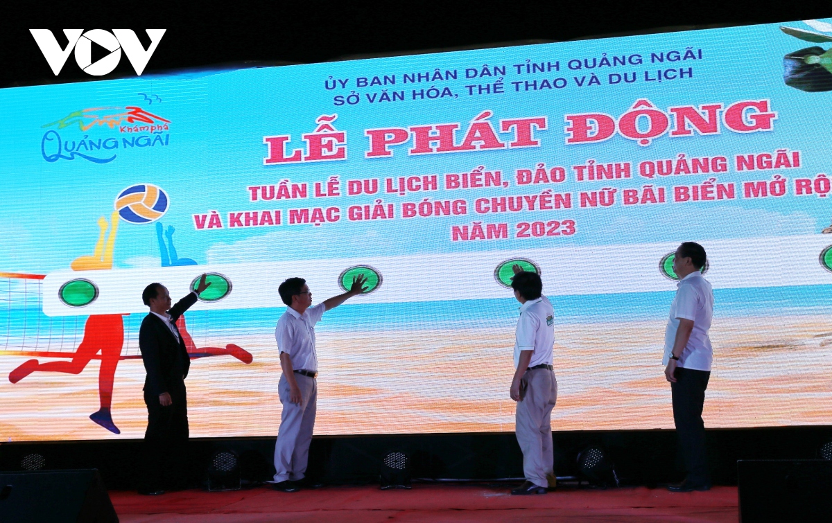 Phát động Tuần lễ Du lịch biển, đảo tỉnh Quảng Ngãi