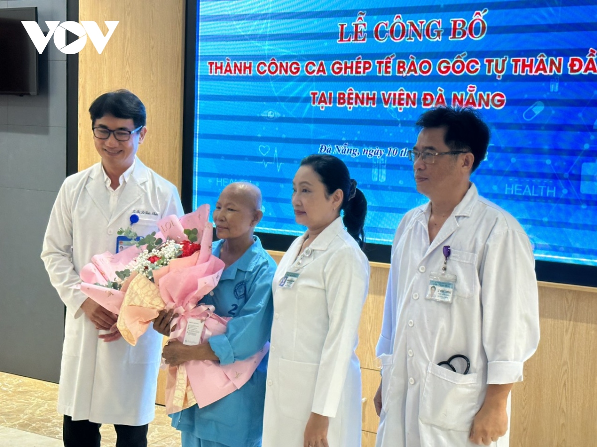 Bệnh viện Đà Nẵng thực hiện thành công ca ghép tế bào gốc tự thân