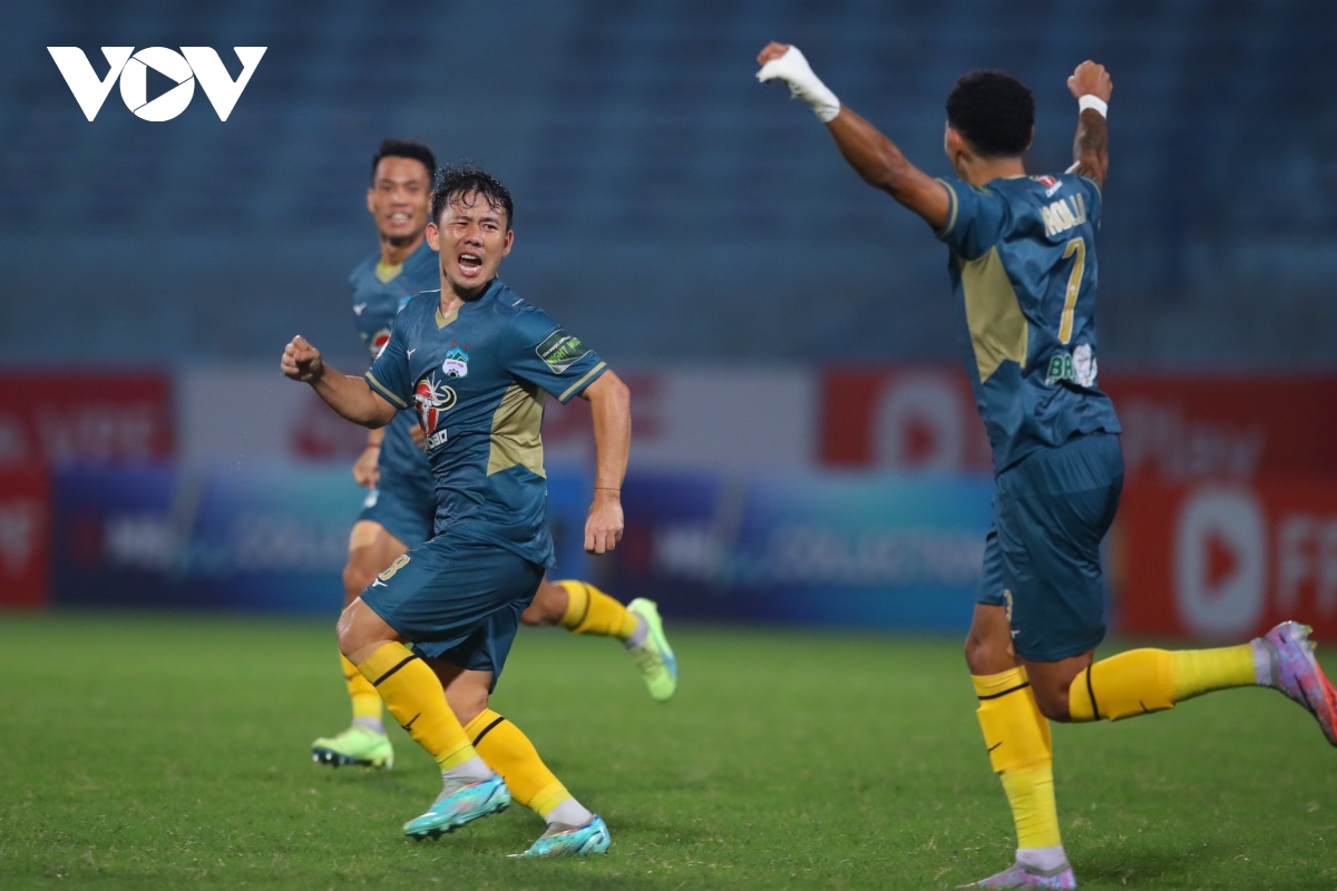 Đội hình tiêu biểu vòng 5 V-League 2023: Dàn sao Hà Nội FC và HAGL áp đảo