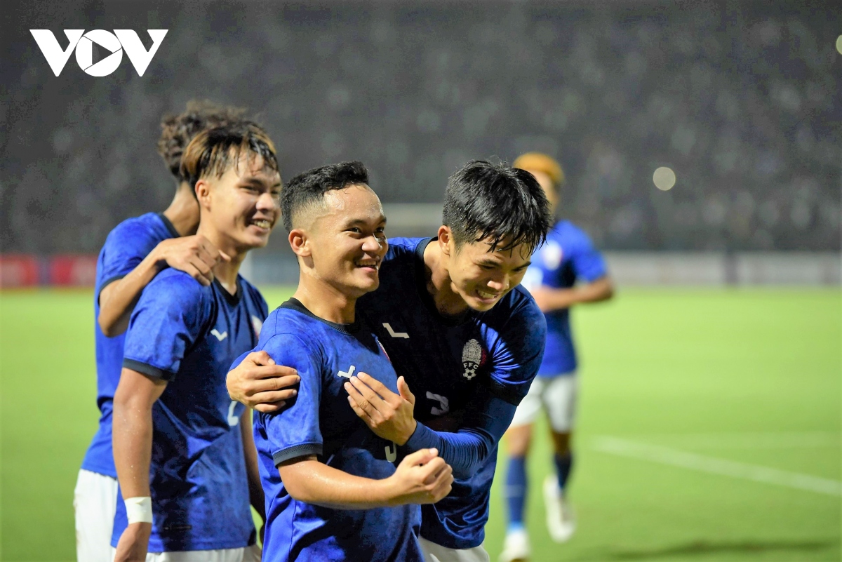 U22 Campuchia thắng đậm Timor Leste ngày ra quân bóng đá nam SEA Games 32