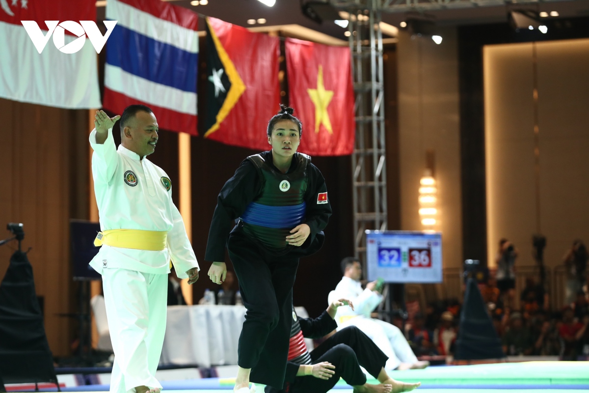 Võ sĩ tung đòn knock-out xuất thần, mang về HCV thứ 40 cho Việt Nam ở SEA Games 32