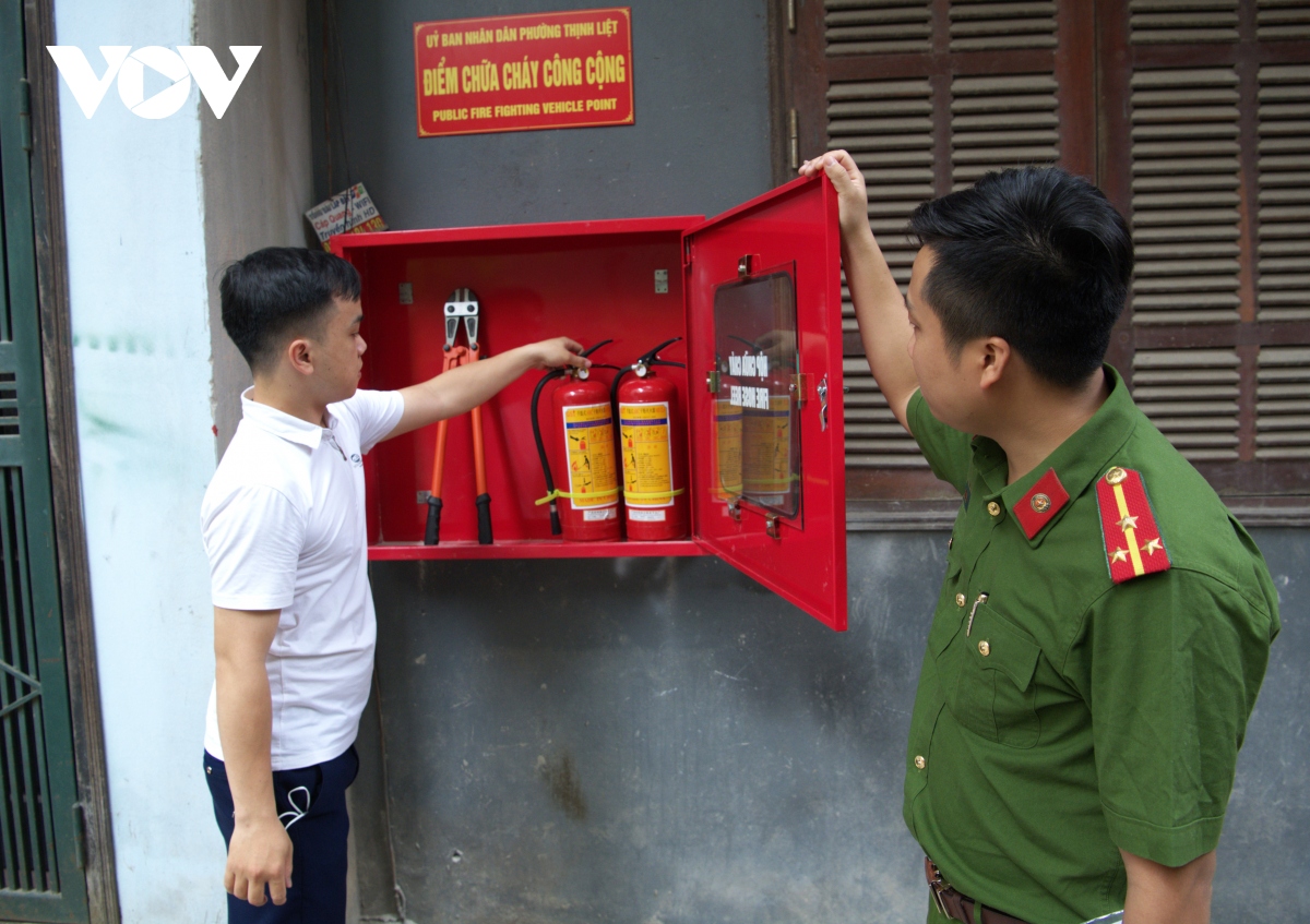 Nhân rộng mô hình "Tổ liên gia an toàn PCCC" tại khu dân cư ở Hà Nội