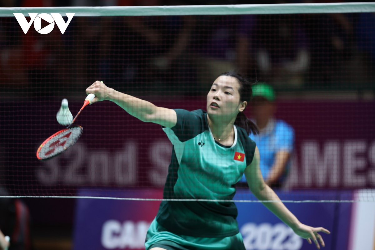 Cầu lông Việt Nam ''trắng tay'' ở SEA Games 32