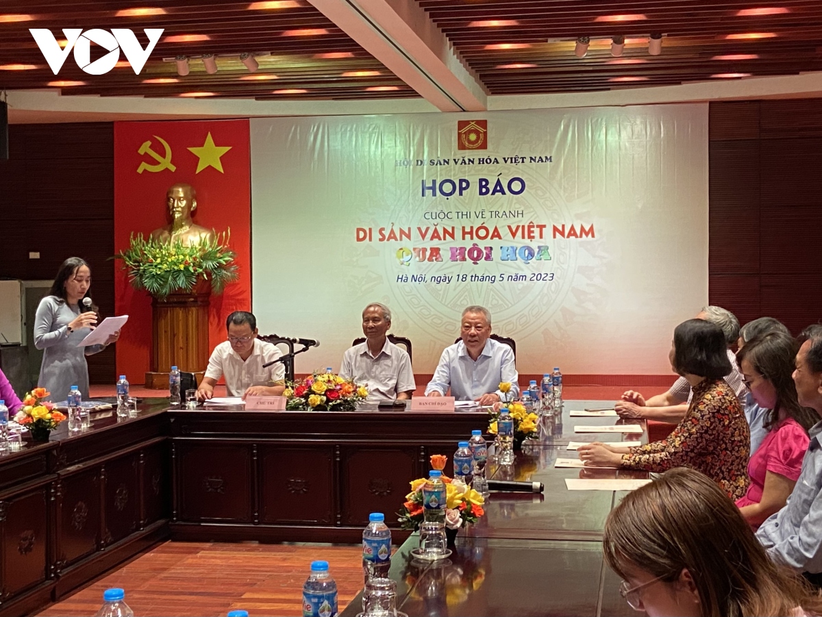Khởi động Cuộc thi vẽ tranh Di sản văn hoá Việt Nam qua hội hoạ