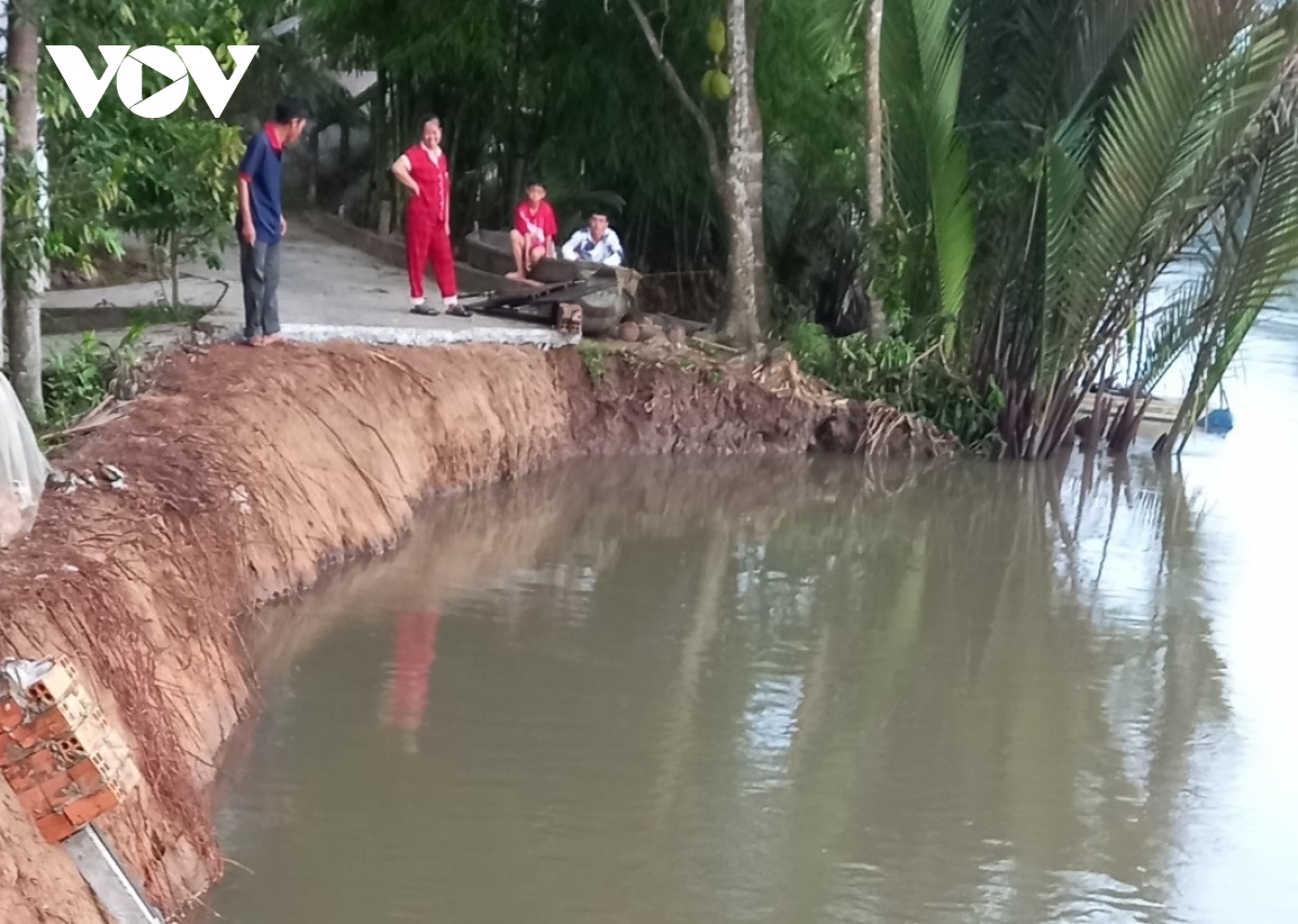 Hậu Giang liên tiếp xảy ra 3 vụ sạt lở đất trong 2 ngày