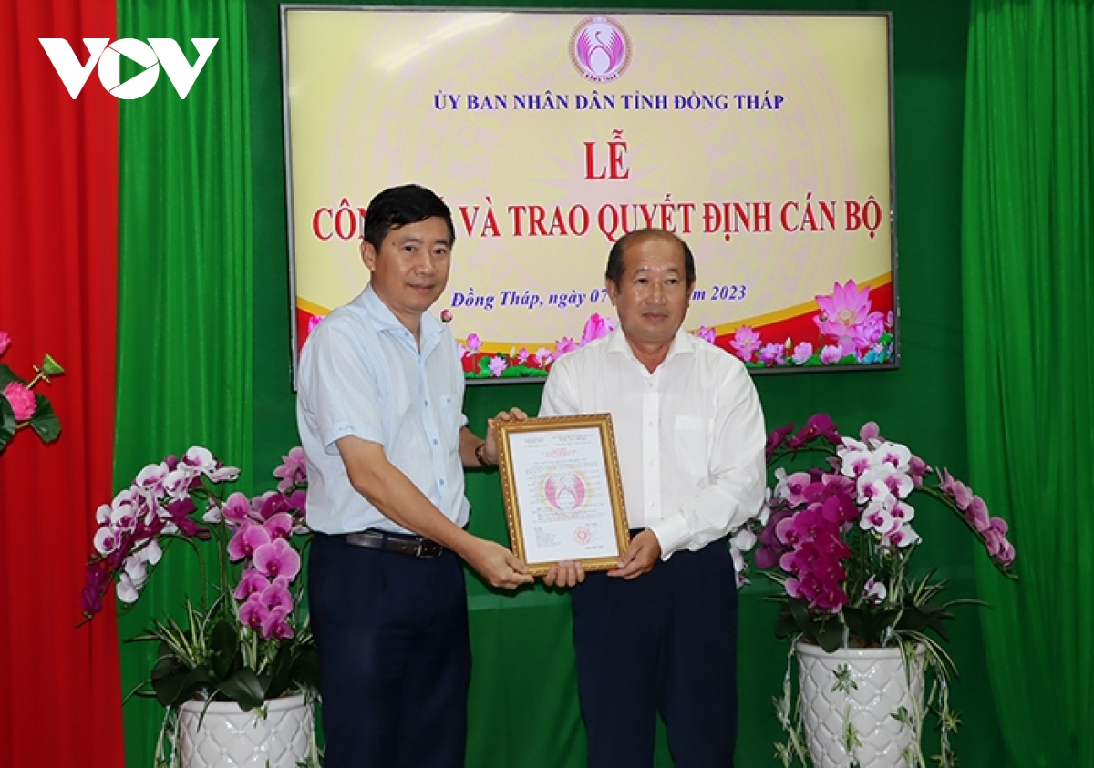 Phó Chủ tịch UBND tỉnh Đồng Tháp kiêm giữ chức vụ Giám đốc Sở Y tế