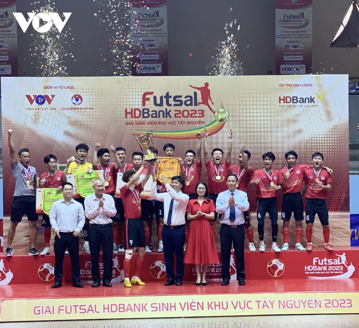 Đại học Đà Lạt vô địch Giải Futsal HDBank sinh viên khu vực Tây Nguyên năm 2023