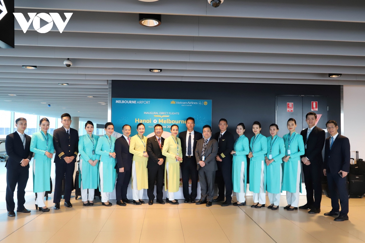 Vietnam Airlines khai trương đường bay thẳng Hà Nội - Melbourne, mỗi tuần 2 chuyến
