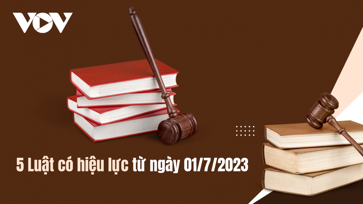 5 luật có hiệu lực từ 01/7/2023