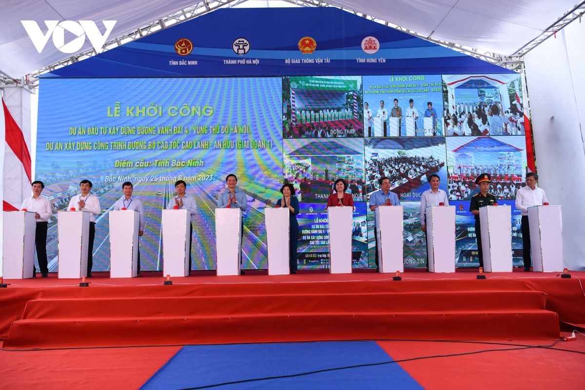 Bắc Ninh khởi công Dự án đầu tư xây dựng đường vành đai 4 - Vùng Thủ đô