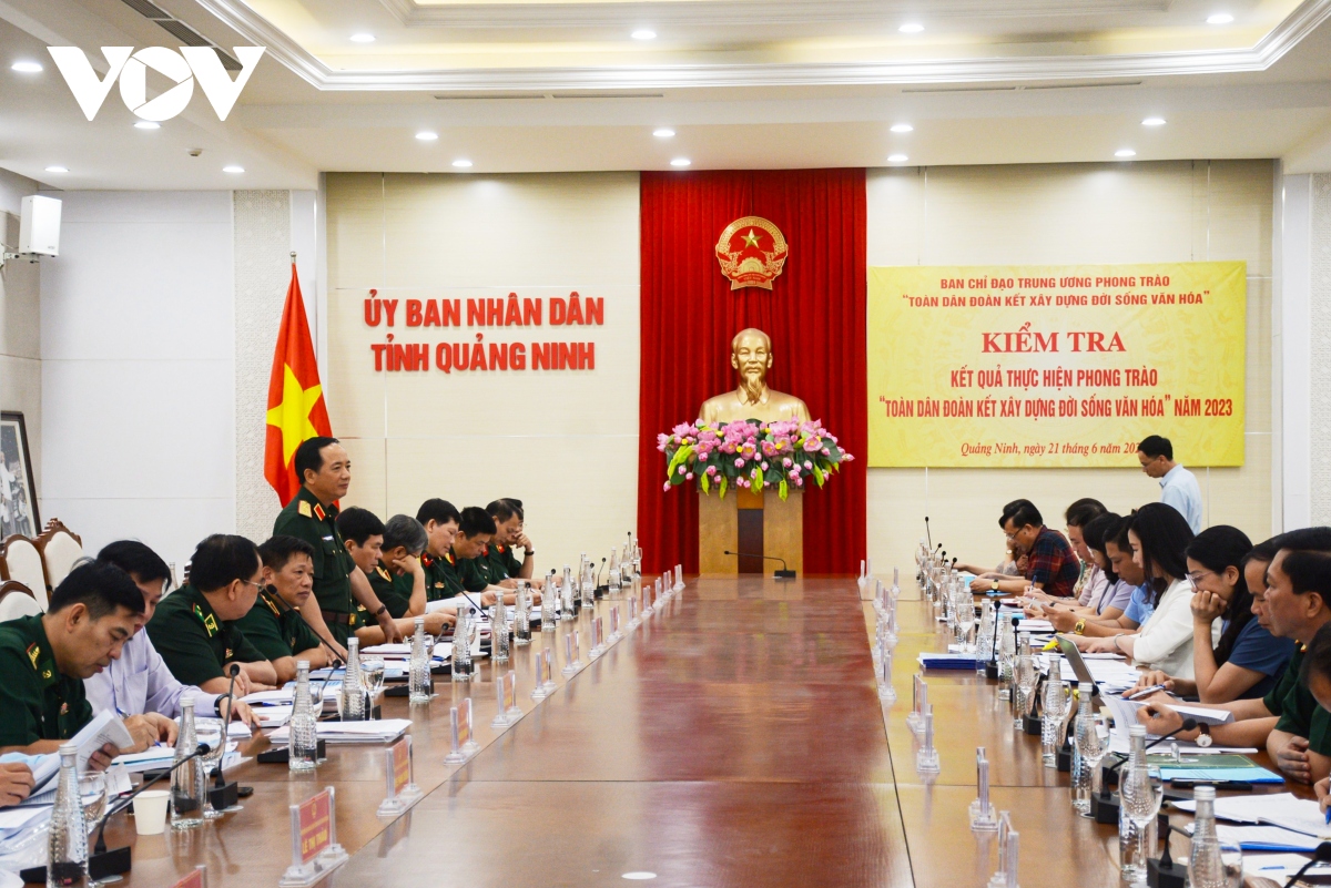 Kiểm tra phong trào Toàn dân đoàn kết xây dựng đời sống văn hóa tại Quảng Ninh