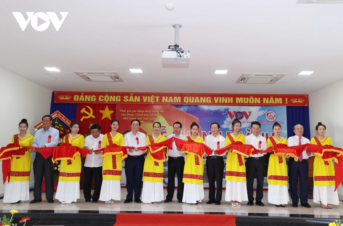 Chủ tịch nước dự Lễ khánh thành Đài phát sóng Nam Trung bộ, Đài Tiếng nói Việt Nam