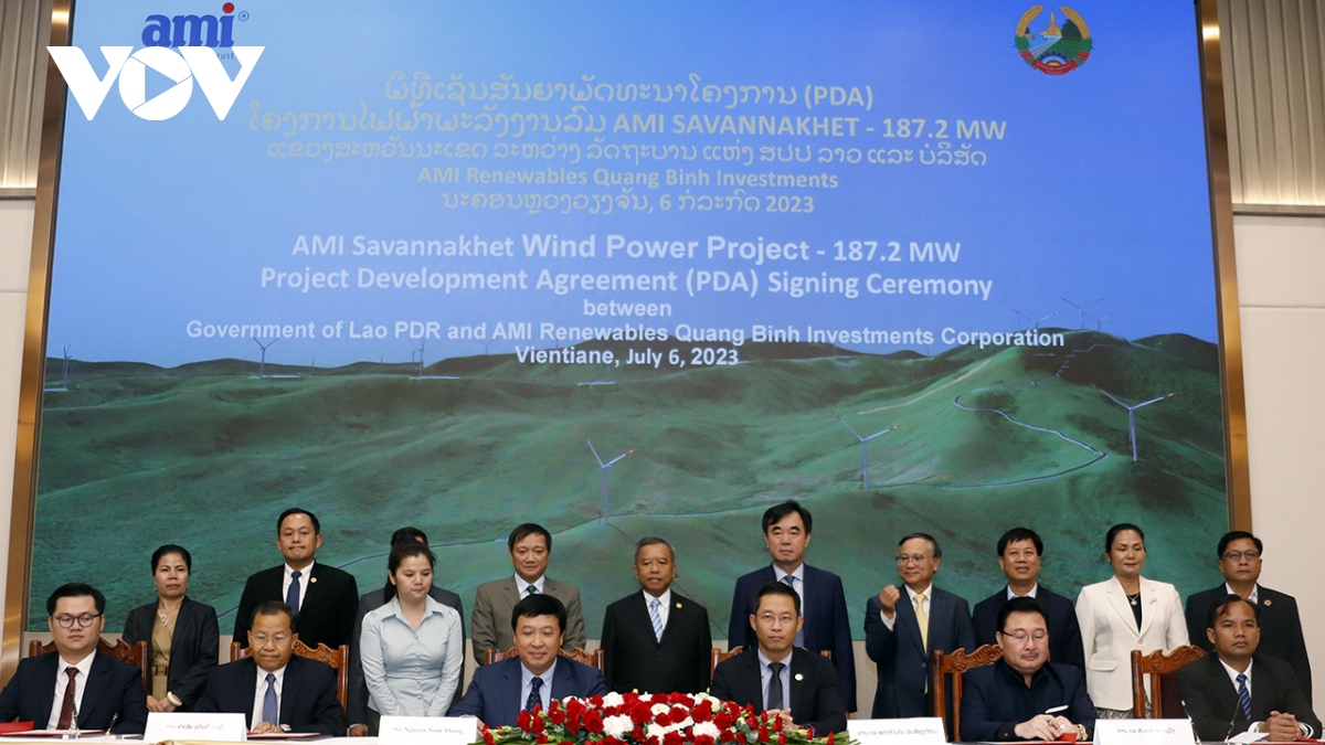 Doanh nghiệp Việt Nam thúc đẩy phát triển dự án điện gió tại Lào