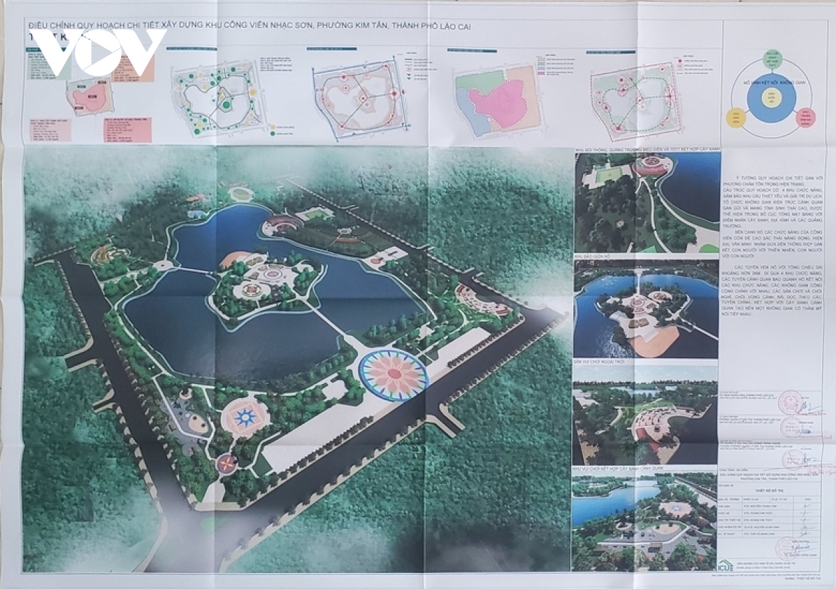 Di dời 5 dự án sử dụng đất thương mại dịch vụ ở công viên lớn nhất Lào Cai