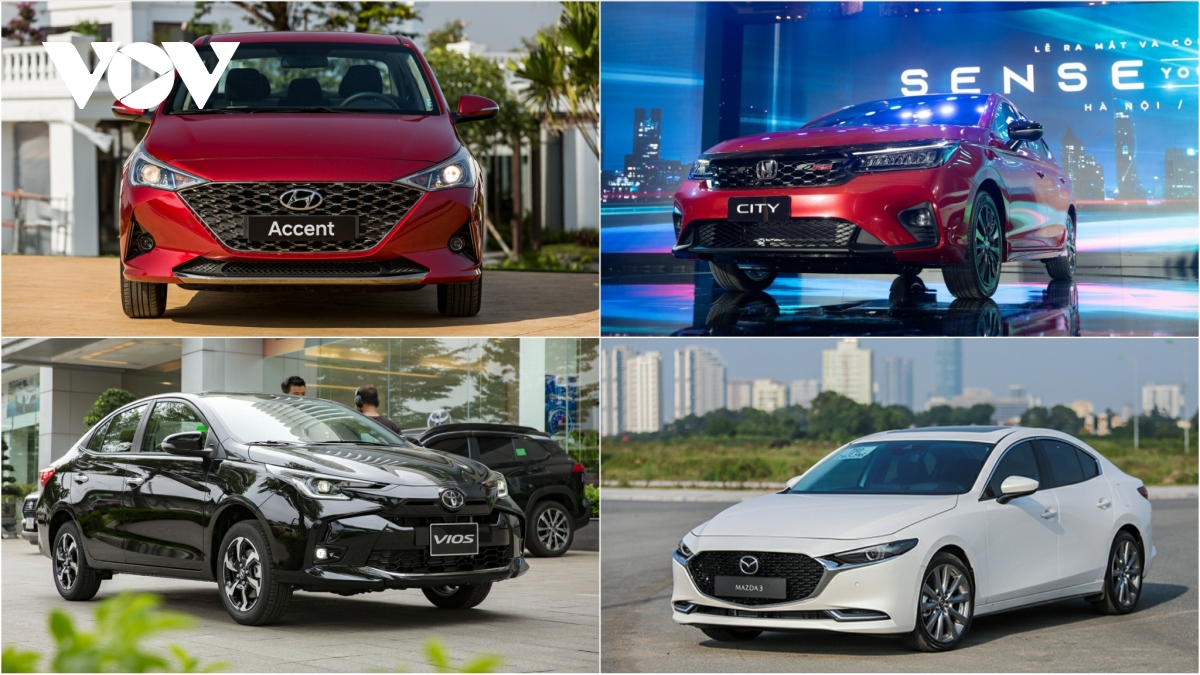 Mẫu xe Sedan nào được người Việt mua nhiều nhất đầu năm 2024?