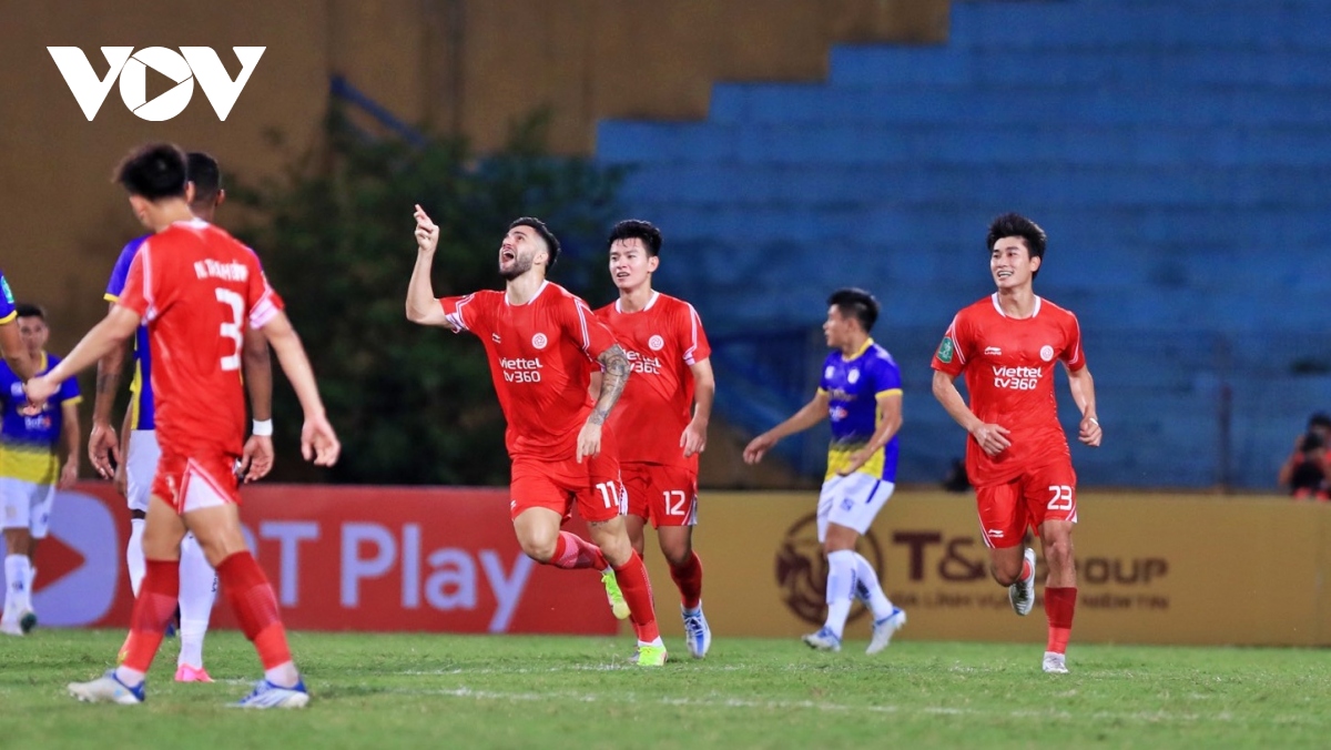 Siêu phẩm của Hoàng Đức và Jeferson giúp Viettel FC nhấn chìm Hà Nội FC