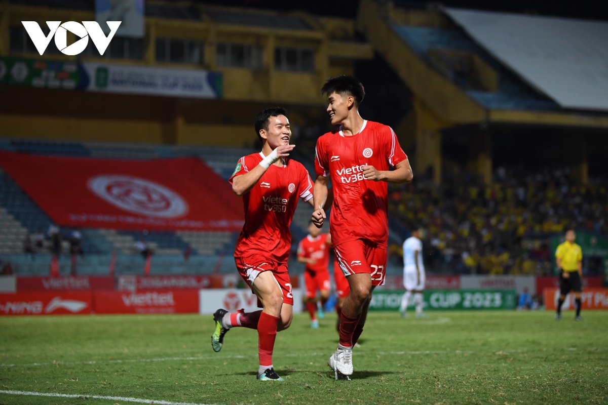 Jeferson vừa ghi bàn vừa kiến tạo, Viettel FC tiễn Nam Định ở Cúp Quốc gia