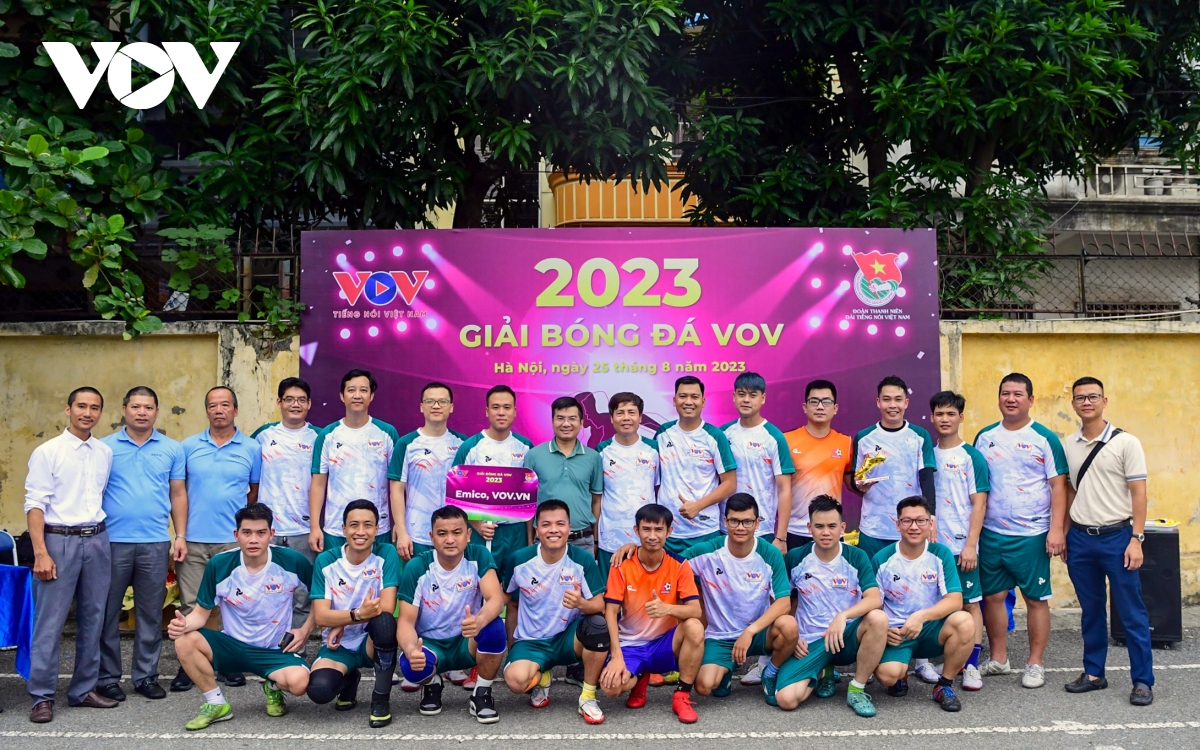 Đội bóng VTC vô địch Giải bóng đá VOV năm 2023