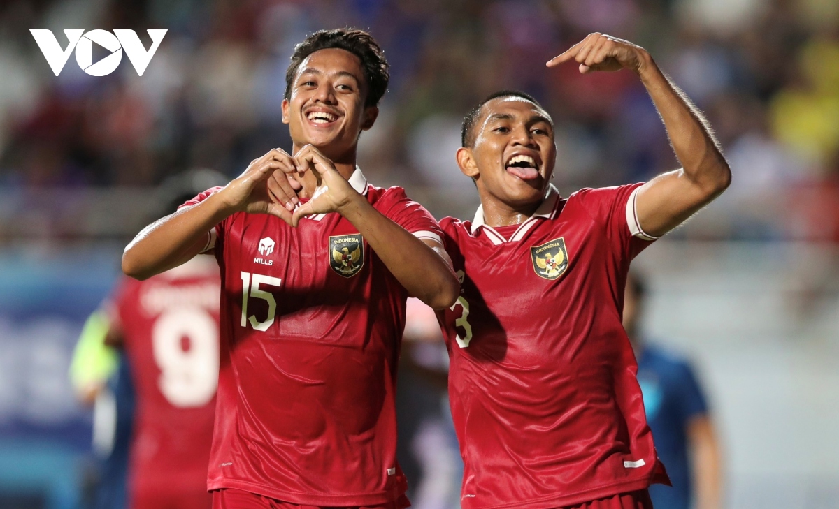 Thắng đậm U23 Thái Lan, U23 Indonesia gặp U23 Việt Nam chung kết