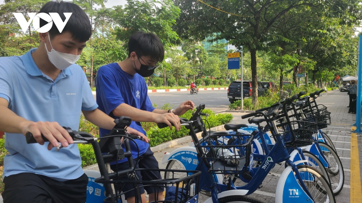 Dịch vụ cho thuê xe đạp được giới trẻ Hà Nội yêu thích