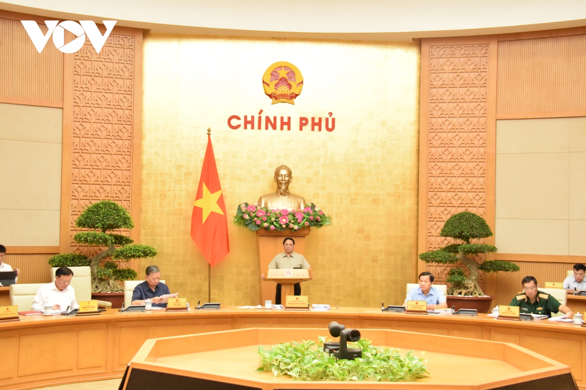 Thủ tướng chủ trì Phiên họp chuyên đề về xây dựng pháp luật tháng 8