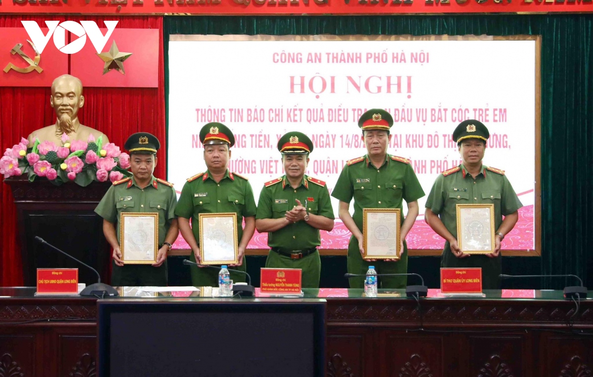 Bí thư Thành ủy Hà Nội gửi thư khen công an giải cứu bé trai bị bắt cóc
