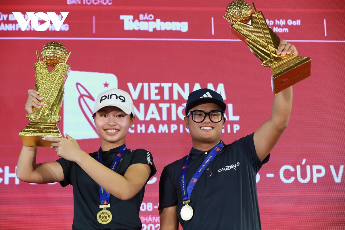 Giải Golf Vô địch Quốc gia 2023: Vinh danh Chúc An và Nhất Long