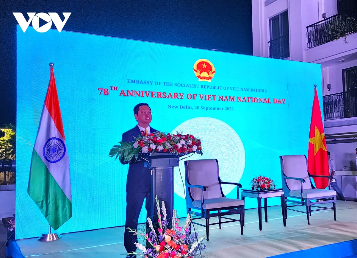 Đại sứ quán Việt Nam tại Ấn Độ tổ chức kỷ niệm 78 năm Quốc khánh