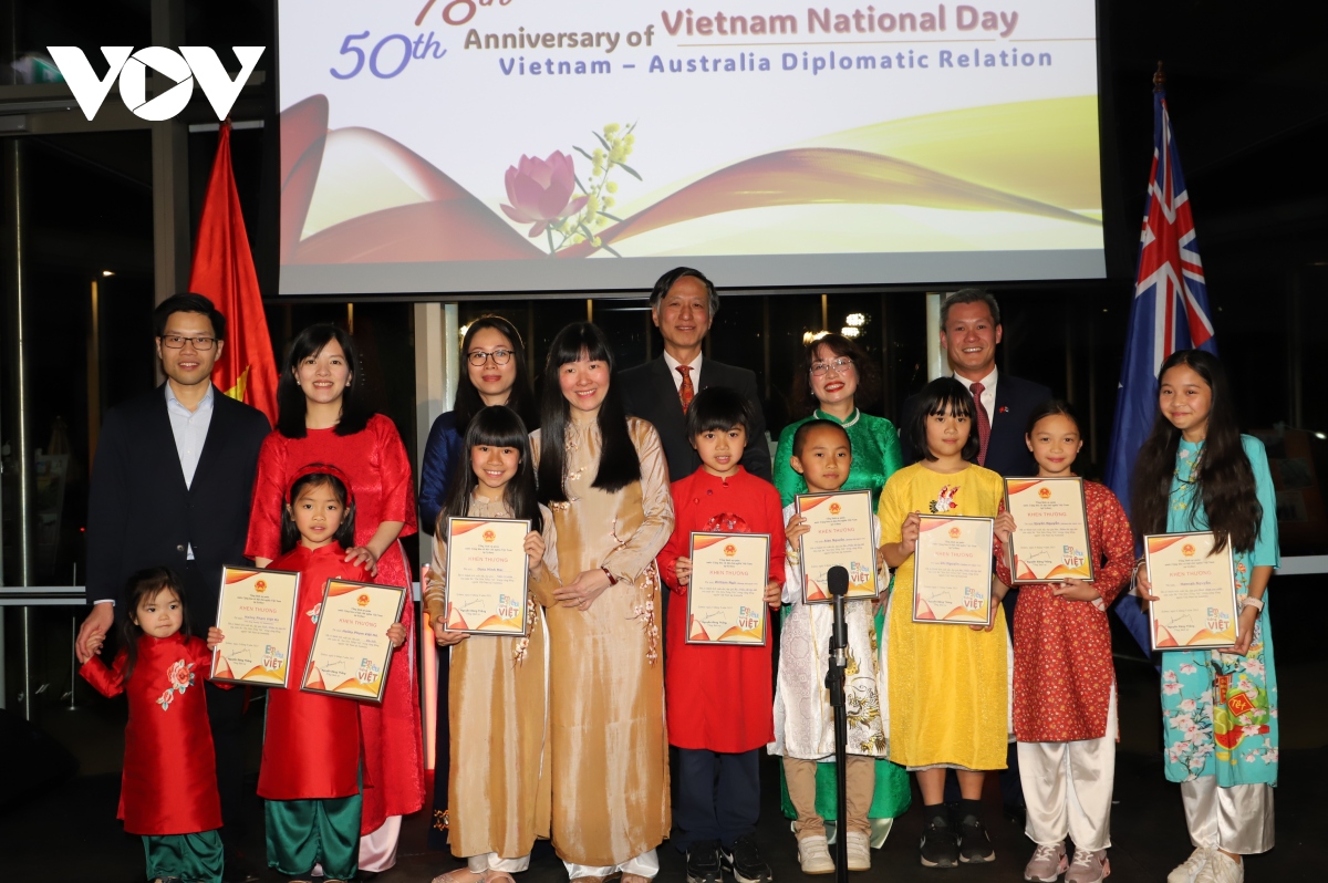 Kỷ niệm Quốc khánh và 50 năm thiết lập quan hệ ngoại giao Việt Nam-Australia