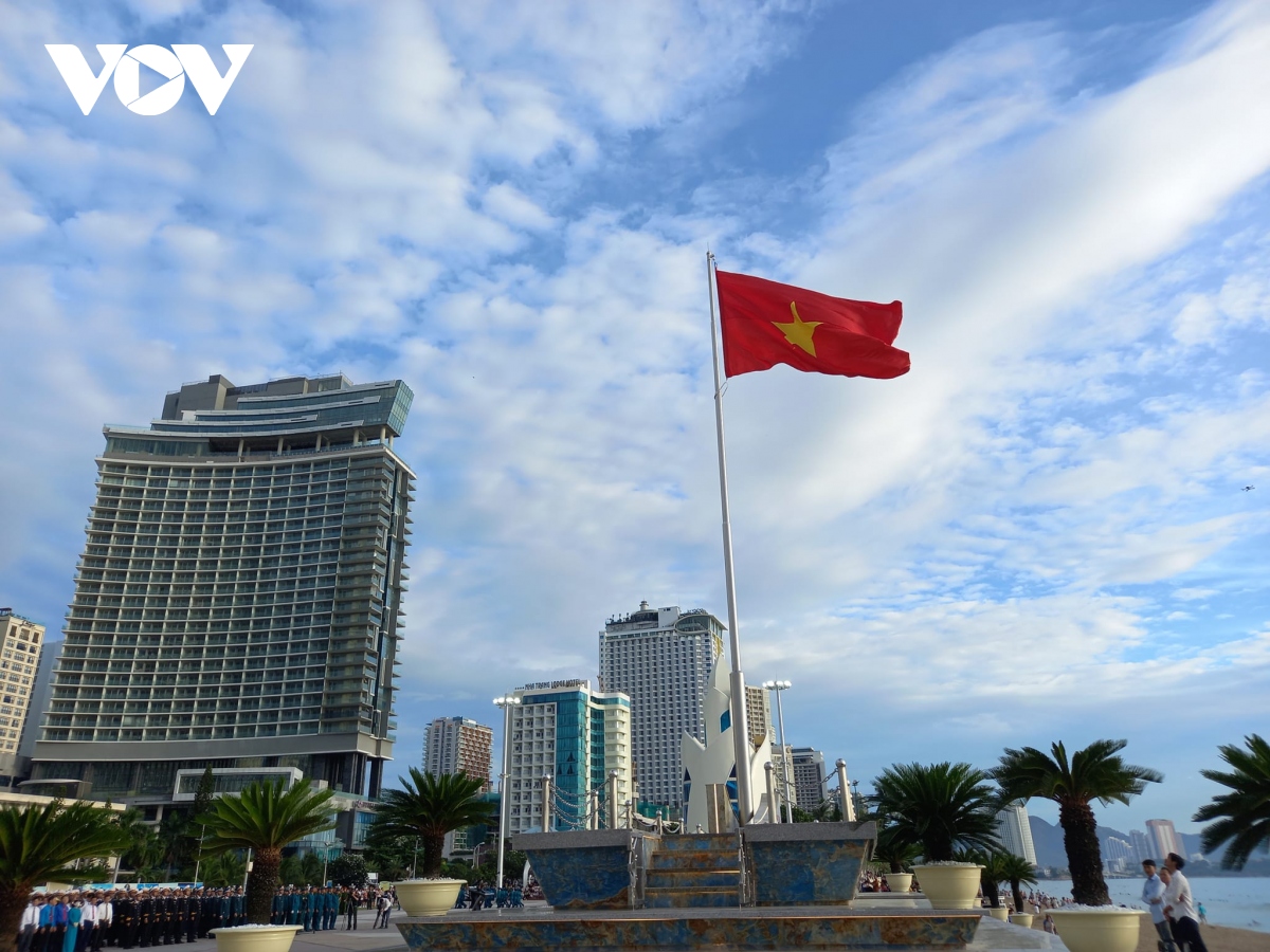 Khánh Hòa tổ chức Lễ thượng cờ chào mừng Quốc khánh